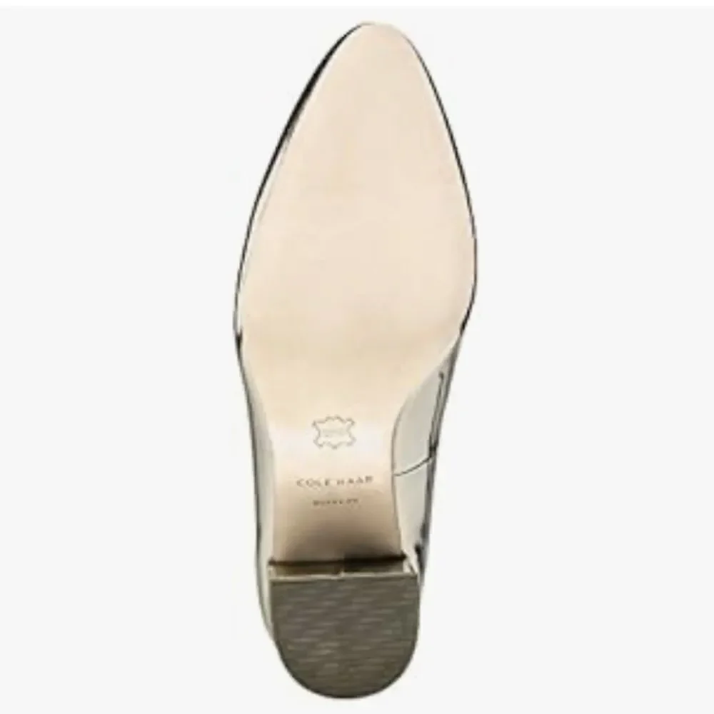 Cole Haan Women's Larue Grand Pump 85MM, Pewter Metallic, 10B US